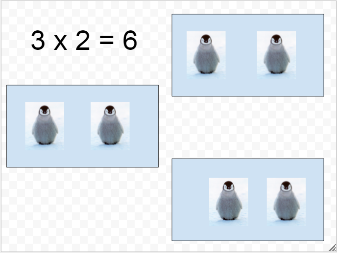 Using Google Drawing to Create Multiplication Models