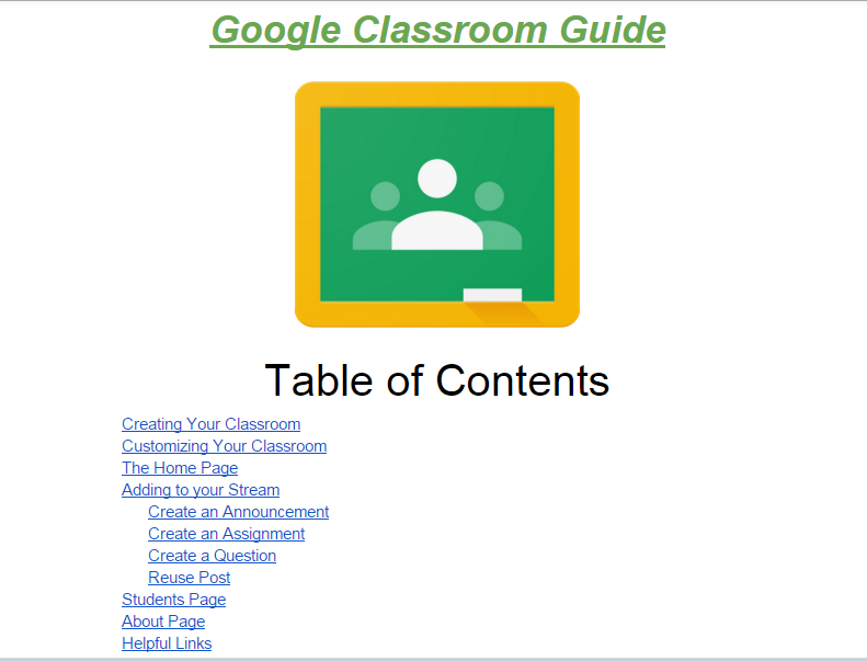 Google Classroom Guide