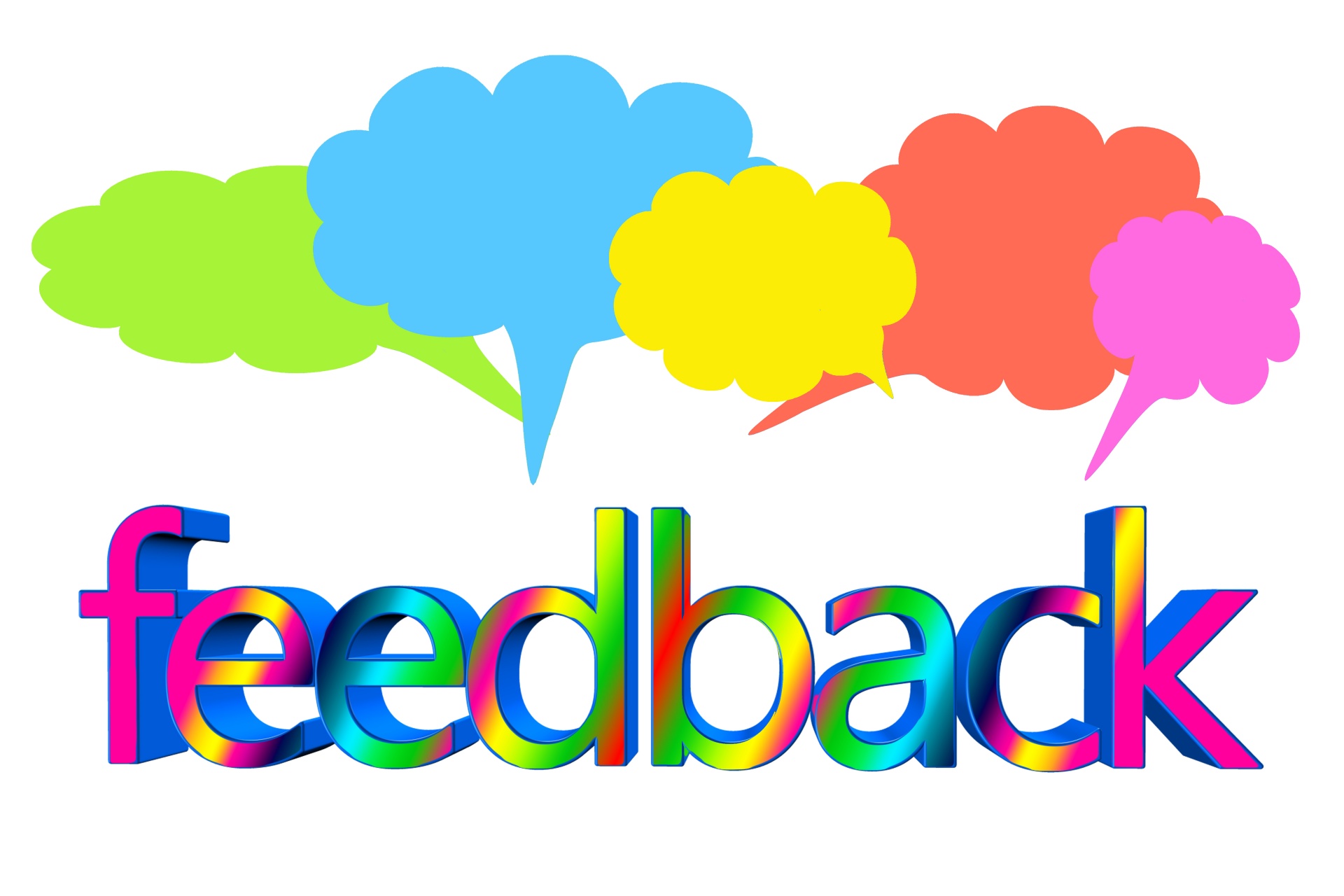 feedback thought bubbles